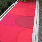 Radiant Reds Scallops Table Runner