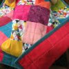Watercolor Triangles Doll Quilt - Image 2