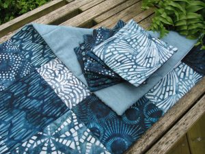 Indigo Batik Tiles Coasters