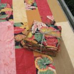 Dramatic Leaves Table Runner and Napkins